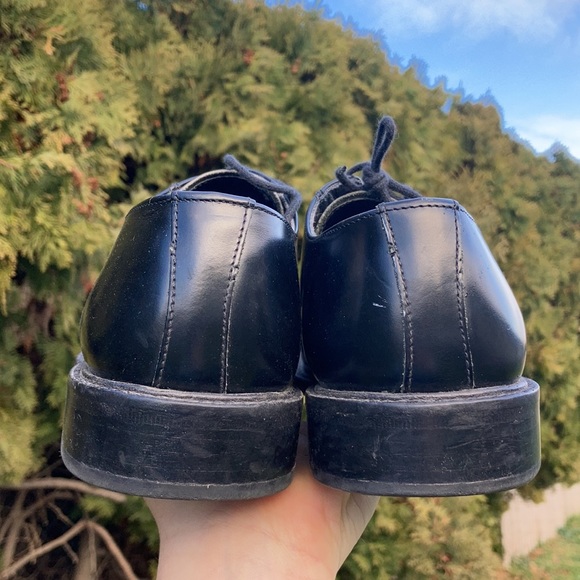 Nettleton Couture Collection Men’s Black Leather Dress Shoes Size 8 - Picture 3 of 10
